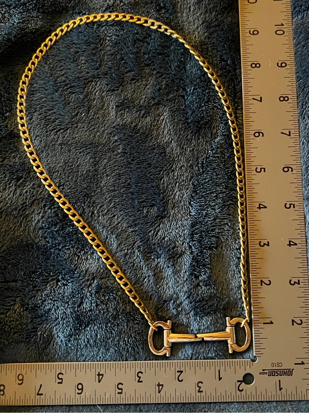 Men’s Ferragamo Horsebit Hardware Necklace | Two-tone Silver & Bronze 25” Chain